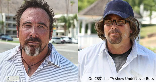 stephen cloobeck in disguise for undercover boss tv show on cbs